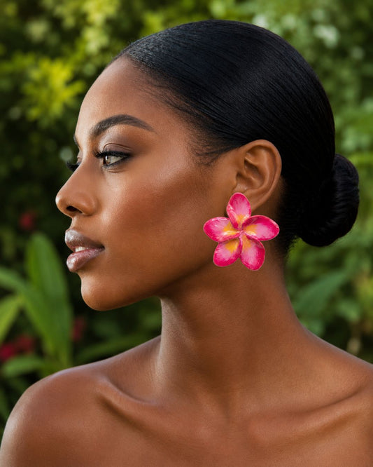 Plumeria Earring
